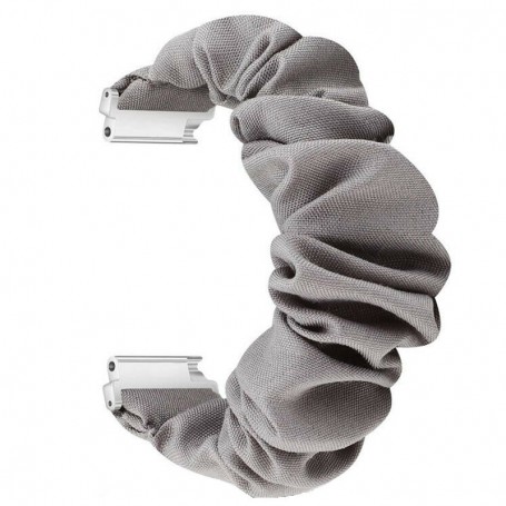 Curea textila elastica, compatibila Amazfit GTS 4, telescoape Quick Release, Scrunchies 12