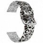Curea silicon, compatibila Amazfit GTS 4 Mini, VD Very Dream®, Quick Release, Transparent Leopard