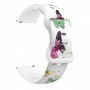 Curea silicon, compatibila Amazfit GTS 4 Mini, VD Very Dream®, Quick Release, Spring Butterfly