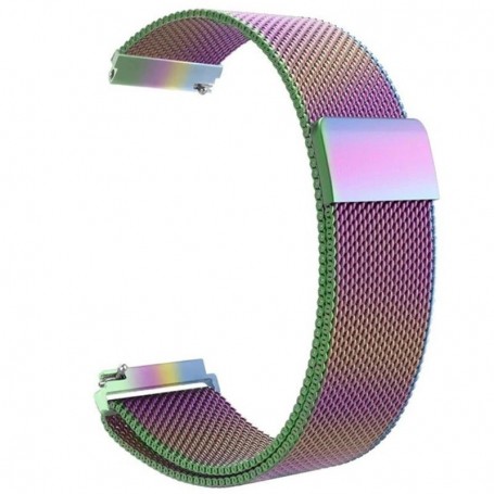 Curea Milanese Loop, compatibila Amazfit GTS 4 Mini, telescoape Quick Release, Kameleon