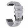 Curea silicon compatibila Garmin Forerunner 265, Gri