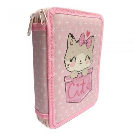 Penar Rigid, Echipat complet, dublu compartimentat, Cute Kitty