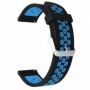 Curea silicon, compatibila Samsung Galaxy Watch6 Classic 47mm, telescoape Quick Release, Black Berry