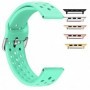 Curea silicon, compatibila Apple Watch 9|8|7|6|5|4|3|2|1 Series, 41mm|40mm|38mm, Mint Green