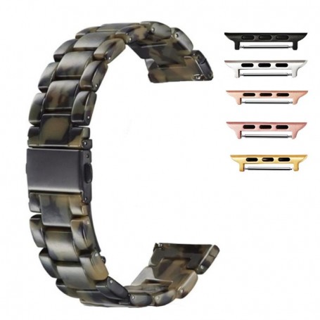 Curea polimer, compatibila Apple Watch 9|8|7|6|5|4|3|2|1 Series, 41mm|40mm|38mm, Army Green