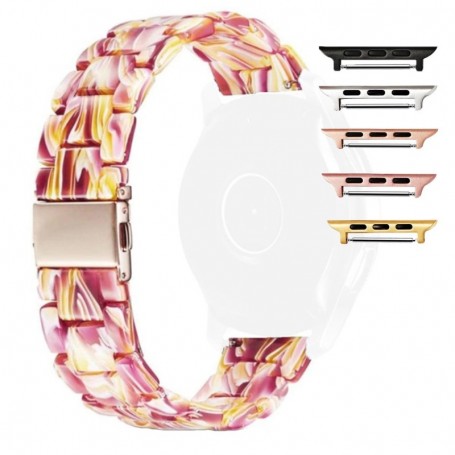 Curea polimer, compatibila Apple Watch 9|8|7|6|5|4|3|2|1 Series, 41mm|40mm|38mm, Lava River