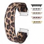 Curea textila elastica, compatibila Apple Watch 9|8|7|6|5|4|3|2|1 Series, 41mm|40mm|38mm, Elastic Leopard