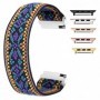 Curea textila elastica, compatibila Apple Watch 9|8|7|6|5|4|3|2|1 Series, 41mm|40mm|38mm, Traditional Model