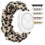 Curea textila elastica, compatibila Apple Watch 9|8|7|6|5|4|3|2|1 Series, 41mm|40mm|38mm, Scrunchies 8