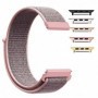 Curea material textil, compatibila Apple Watch 9|8|7|6|5|4|3|2|1 Series, 41mm|40mm|38mm, Light Pink