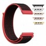 Curea material textil, compatibila Apple Watch 9|8|7|6|5|4|3|2|1 Series, 41mm|40mm|38mm, Barn Red