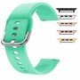 Curea silicon, compatibila Apple Watch 9|8|7|6|5|4|3|2|1 Series, 41mm|40mm|38mm, Seafoam Green
