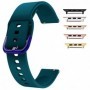 Curea silicon, compatibila Apple Watch 9|8|7|6|5|4|3|2|1 Series, 41mm|40mm|38mm, Viridian Green