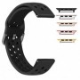 Curea din silicon, compatibila Apple Watch 9|8|7|6|5|4|3|2|1 Series, 49mm|45mm|44mm|42mm, Negru