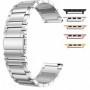 Curea metalica compatibila Apple Watch 9|8|7|6|5|4|3|2|1 Series, 49mm|45mm|44mm|42mm, Silver