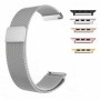 Curea Milanese Slim Fit compatibila Apple Watch 9|8|7|6|5|4|3|2|1 Series, 49mm|45mm|44mm|42mm, Argintiu