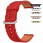 Curea piele, compatibila Apple Watch 9|8|7|6|5|4|3|2|1 Series, 49mm|45mm|44mm|42mm,Size S, Rosu