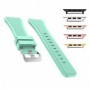 Curea silicon compatibila Apple Watch 9|8|7|6|5|4|3|2|1 Series, 49mm|45mm|44mm|42mm, Verde