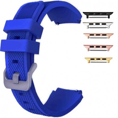 Curea silicon, compatibila Apple Watch 9|8|7|6|5|4|3|2|1 Series, 49mm|45mm|44mm|42mm, Blue