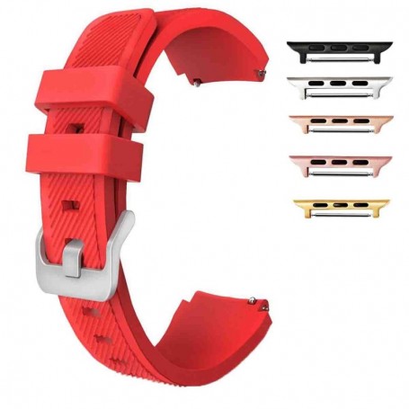 Curea silicon, compatibila Apple Watch 9|8|7|6|5|4|3|2|1 Series, 49mm|45mm|44mm|42mm, Red