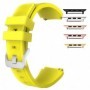 Curea silicon, compatibila Apple Watch 9|8|7|6|5|4|3|2|1 Series, 49mm|45mm|44mm|42mm, Yellow