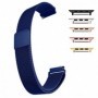 Curea tip Milanese Loop, compatibila Apple Watch 9|8|7|6|5|4|3|2|1 Series, 49mm|45mm|44mm|42mm, Albastru
