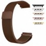 Curea tip Milanese Loop compatibila cu Apple Watch 9|8|7|6|5|4|3|2|1 Series, 49mm|45mm|44mm|42mm, Coffee