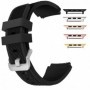 Curea silicon, compatibila Apple Watch 9|8|7|6|5|4|3|2|1 Series, 49mm|45mm|44mm|42mm, Negru