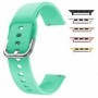 Curea din silicon compatibila cu Apple Watch 9|8|7|6|5|4|3|2|1 Series, 49mm|45mm|44mm|42mm, Seafoam Green