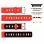 Curea din silicon compatibila cu Apple Watch 9|8|7|6|5|4|3|2|1 Series, 49mm|45mm|44mm|42mm, Red Jade
