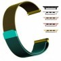 Curea otel, Milanese Loop Slim, compatibila cu Apple Watch 9|8|7|6|5|4|3|2|1 Series, 49mm|45mm|44mm|42mm, Green Mix