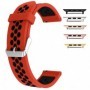 Curea din silicon compatibila cu Apple Watch 9|8|7|6|5|4|3|2|1 Series, 49mm|45mm|44mm|42mm, Black Lava