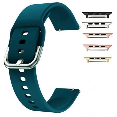 Curea din silicon compatibila cu Apple Watch 9|8|7|6|5|4|3|2|1 Series, 49mm|45mm|44mm|42mm, Sacramento Green