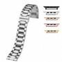 Curea otel compatibila cu Apple Watch 9|8|7|6|5|4|3|2|1 Series, 49mm|45mm|44mm|42mm, VD Very Dream, Royal Silver