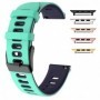 Curea din silicon compatibila cu Apple Watch 9|8|7|6|5|4|3|2|1 Series, 49mm|45mm|44mm|42mm, Tea Green