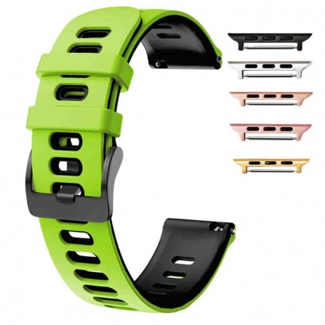 Curea din silicon compatibila cu Apple Watch 9|8|7|6|5|4|3|2|1 Series, 49mm|45mm|44mm|42mm, Emerald Green