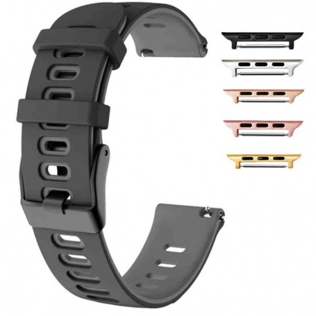 Curea din silicon compatibila cu Apple Watch 9|8|7|6|5|4|3|2|1 Series, 49mm|45mm|44mm|42mm, Sable Black