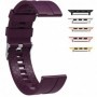 Curea din silicon compatibila cu Apple Watch 9|8|7|6|5|4|3|2|1 Series, 49mm|45mm|44mm|42mm, Purpple Plum