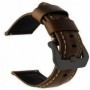 Curea piele, compatibila Amazfit GTS 4, telescoape Quick Release, Cocoa Shadow