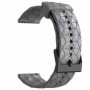 Curea silicon, compatibila Moto 360 42mm generatia 2, telescoape QR, Gleaming Ash