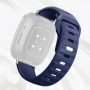 Curea silicon, compatibila Huawei Watch GT 3 42mm, telescoape QR,  Navy Grip