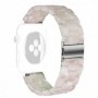 Curea polimer, compatibila Apple Watch 9|8|7|6|5|4|3|2|1 Series, 41mm|40mm|38mm, Blush Pearl