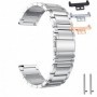Curea din metal, compatibila Huawei Watch Fit 1, cu adaptor dedicat, Silver