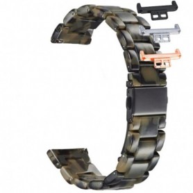 Curea polimer, compatibila Huawei Watch Fit 1, cu adaptor dedicat, Army Green