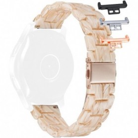 Curea polimer, compatibila Huawei Watch Fit 1, cu adaptor dedicat, Cappuccino