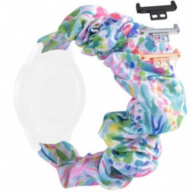 Curea textila elastica, compatibila Huawei Watch Fit 1, cu adaptor dedicat, Scrunchies 10