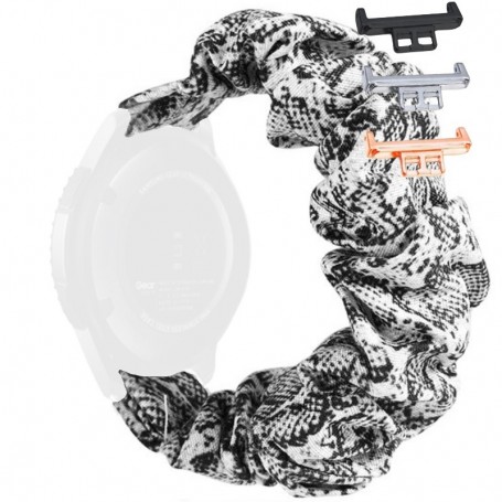 Curea textila elastica, compatibila Huawei Watch Fit 1, cu adaptor dedicat, Scrunchies 11