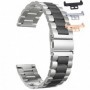 Curea otel inoxidabil, compatibila Huawei Watch Fit 1, cu adaptor dedicat, Sterling Black