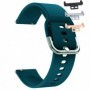 Curea silicon, compatibila Huawei Watch Fit 1, cu adaptor dedicat, Sacramento Green