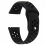 Curea silicon, compatibila Amazfit Active, telescoape Quick Release, Negru